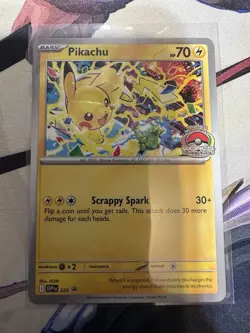 Pikachu -SVP EN 225 - Promo 2025 World Championships Pokemon Card Worlds NM/Mint - Image 2