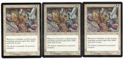 Magic The Gathering MTG Cards: Chieftain en-Dal Nemesis Playset (x3)! NM - Image 1