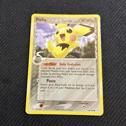 Pichu 76/110 ex Holon Phantoms Pokemon MP - Image 1