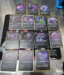 Disney Lorcanas Illumineers Quest Bulk Lot - 14 Cards - Image 1