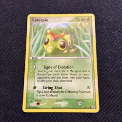 Caterpie 56/112 ex Fire Red Leaf Green Pokemon LP - Image 1