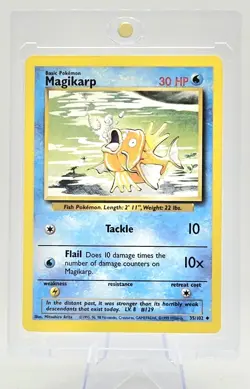 Pokemon TCG Magikarp Base Set 35/102 1995 WOTC Vintage NM - Image 1