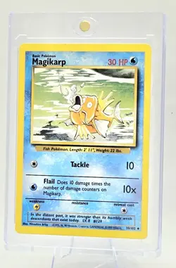 Pokemon TCG Magikarp Base Set 35/102 1995 WOTC Vintage NM - Image 2