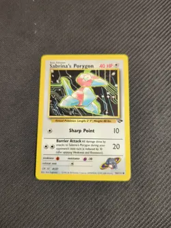 Sabrinas Porygon 98/132 Gym Challenge Pokemon NM - Image 1
