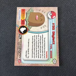 Diglett 50 Topps Black Logo TV Animation Edition Pokemon NM - Image 2
