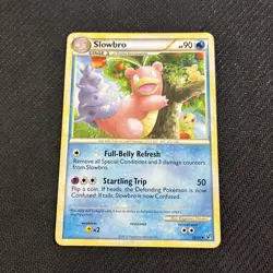 Slowbro 38/90 HGSS Undaunted Pokemon LP - Image 1