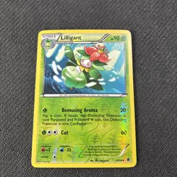 Lilligant 14/98 Black White Emerging Powers Reverse Holo Pokemon LP - Image 1
