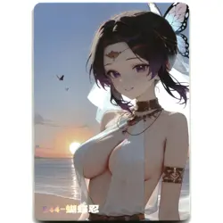 Goddess Story RELUCTANT Anime Waifu Card R-44 Shinobu Kocho Demon Slayer - Image 1