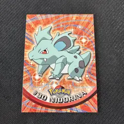Nidorina 30 Topps Black Logo TV Animation Edition Pokemon NM - Image 1