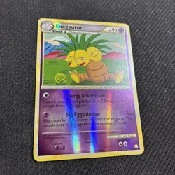 Exeggcutor 18/123 Heart Gold Soul Silver Base Reverse Rare Pokemon LP - Image 2