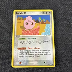 Igglybuff 21/100 ex Crystal Guardians Non Holo Rare Pokemon LP - Image 1