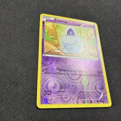 Litwick 58/101 Black White Noble Victories Reverse Holo Pokemon LP - Image 3
