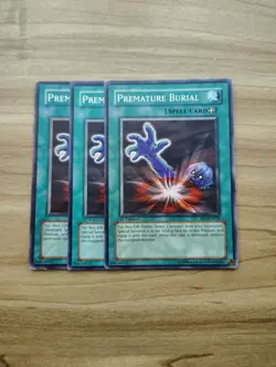 Yu-Gi-Oh! - Premature Burial 3X - Full Playset - Image 1