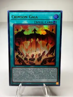 Crimson Gaia RA05-EN070 Ultra Rare Yu-Gi-Oh! Rarity Collection 5 - Image 1