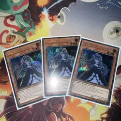 Ghost Belle & Haunted Mansion FLOD-EN033 Secret Rare Playset + albaz x2 - Image 1