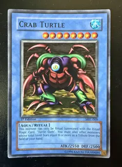 Crab Turtle MRL-069 Magic Ruler 1st Edition Yu-Gi-Oh TCG - Image 1