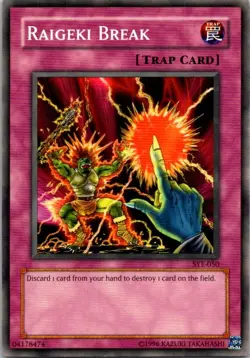 Raigeki Break SYE-050 Starter Deck: Yugi Evolution Yu-Gi-Oh NM - Image 1