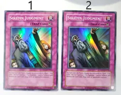 Solemn Judgment RP01-EN045 Lot of 2 | Super Rare | Yugioh | MINT See HD Pics - Image 1