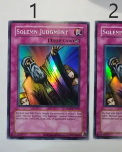 Solemn Judgment RP01-EN045 Lot of 2 | Super Rare | Yugioh | MINT See HD Pics - Image 2
