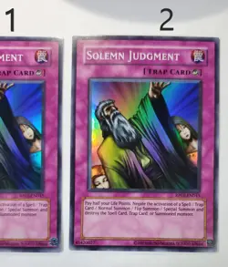 Solemn Judgment RP01-EN045 Lot of 2 | Super Rare | Yugioh | MINT See HD Pics - Image 3