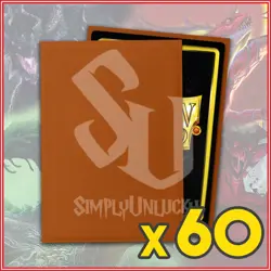 Copper 60 Matte Dragon Shield Sleeves Japanese Size 🐉for Yugioh - Image 1