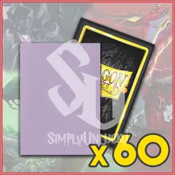 Orchid 60 Matte Dragon Shield Dual Sleeves Japanese Size 🐉for Yugioh Vanguard - Image 1