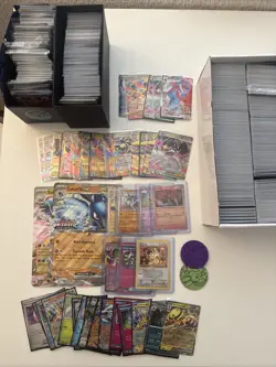 1000+ Pokemon Card Bulk Lot, Jumbos, EX, Vstar, Commons, rares, Holos, Shiny Etc - Image 1