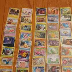 Pokemon TCG 100 Card Lot Jigglypuff Eevee Drowzee Clefable Applin Trainer Energy - Image 2