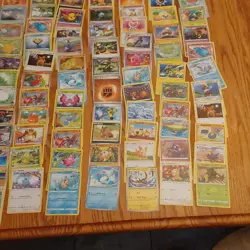 Pokemon TCG 100 Card Lot Jigglypuff Eevee Drowzee Clefable Applin Trainer Energy - Image 5
