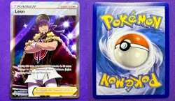 Leon 182/185 Holo Full Art | Vivid Voltage | 2020 Pokemon TCG Card | NM - Image 3