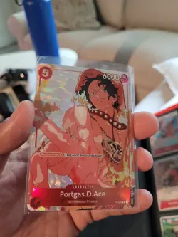 Portgas.D.Ace (Gift Collection 2023) P-028 One Piece Promotion Cards Foil NM - Image 1