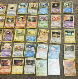 Reserved Pokemon card lot, 5 holo + 50 non holo - Image 2