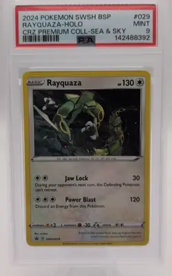 Rayquaza SWSH029 SWSH: Sword & Shield Promo Cards Holo Pokemon PSA 9 - Image 1