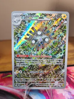 Pokemon TCG Surging Sparks Magneton ETB Promo Card #159 Mint Condition - Image 1