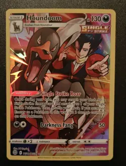 Pokemon Card - Houndoom TG10/TG30 - Brilliant Stars Trainer Gallery Full Art - Image 1