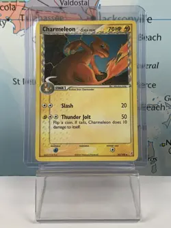 SHIPS SAME DAY Pokemon Card Charmeleon 30/100 Delta Species Lightning Type 2006 - Image 1