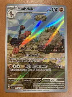 Mudsdale 175/162 Pokemon TCG Temporal Forces Illustration Rare Card NM Fast Ship - Image 1