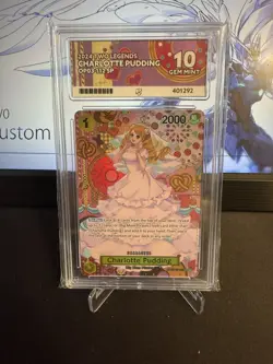 Charlotte Pudding OP03-112 SP Alternative Art Two-Legends One Piece Card PSA 10 - Image 1