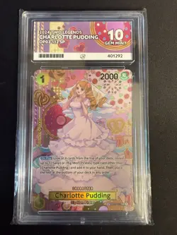 Charlotte Pudding OP03-112 SP Alternative Art Two-Legends One Piece Card PSA 10 - Image 3