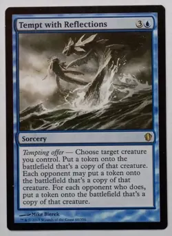 MTG - Tempt with Reflections - Commander 2013 60/356 - Regular Rare - Token Copy - Image 1