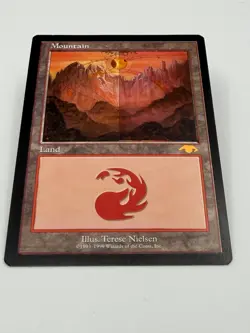 MTG Guru Land GURU MOUNTAIN VG / RARE -MANA MANSION - Image 3