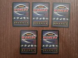 Dan Frazier MTG Hand Drawn Mox Pearl, Sapphire, Jet, Ruby and Emerald READ DESC! - Image 2
