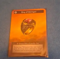 Sorcery: Contested Realm Arthurian legends TCG Ring of Morrigan NF unique - Image 1