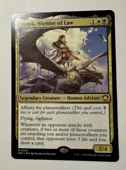 x1 Tomik, Wielder of Law M MTG Commander: Secrets of Strixhaven M/NM, English - Image 1