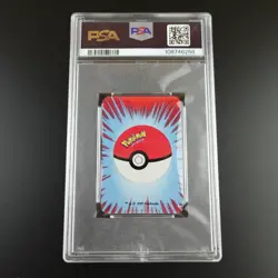 PSA 8 Venusaur 6 of Hearts Graded Pokemon Mini Bicycle Card - Image 3
