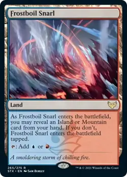Frostboil Snarl MP #265 Strixhaven: School of Mages MTG - Image 1