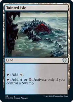 Tainted Isle NM #183 Commander: Innistrad: Midnight Hunt MTG - Image 1