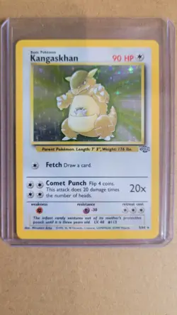 Pokemon TCG Kangaskhan Jungle 5/64 Holo Unlimited Holo Rare - Image 1
