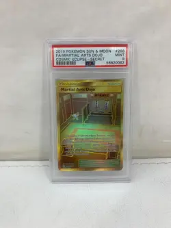 2019 Pokemon Sun & Moon FA/ Martial Arts Dojo Cosmic Eclipse- Secret #268 PSA 9 - Image 1