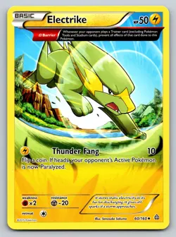 Electrike 60/160 Uncommon Primal Clash Pokemon - Image 1